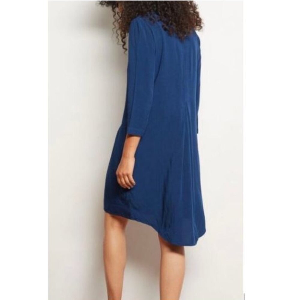 Anthropologie - NWT - Sonia drop-waist shirt dress by The Odells -Size Sm/Petite - Picture 3 of 9